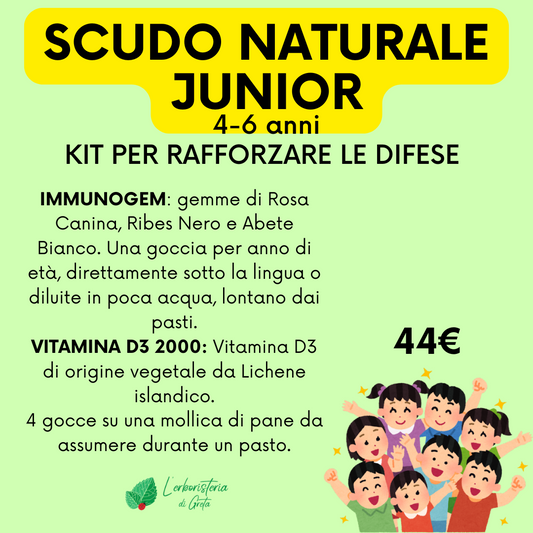 Kit scudo naturale junior 4-6 anni