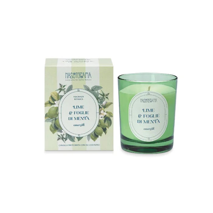 Candela Lime e Foglie di Menta 180g