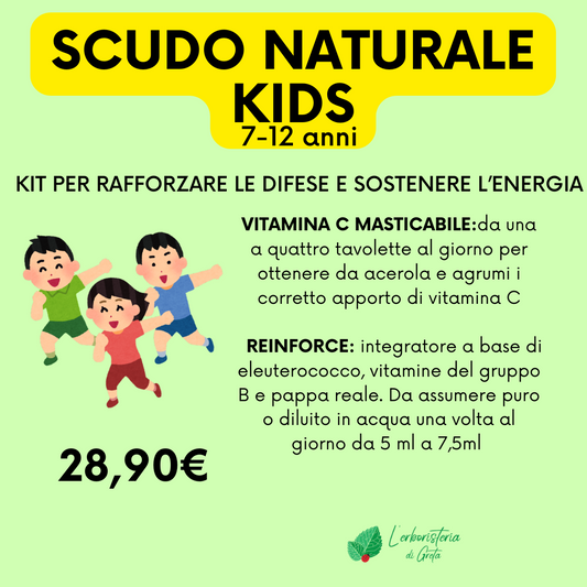 Kit scudo naturale kids 7-12 anni