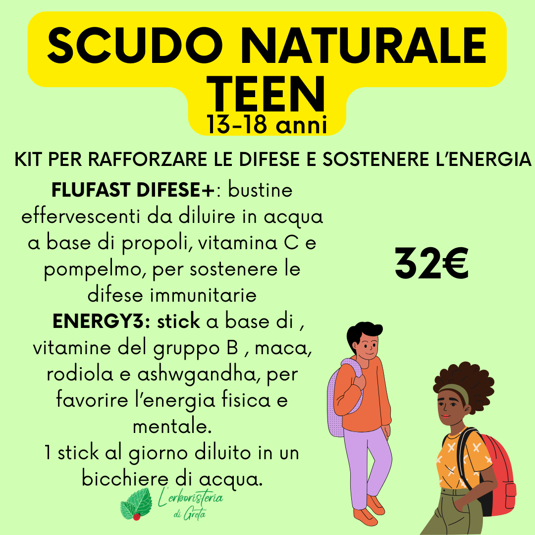 Kit scudo naturale teen 13-18 anni