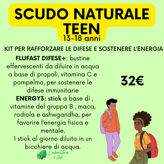 Kit scudo naturale teen 13-18 anni