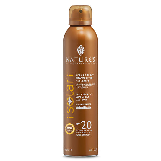 Solare Spray Trasparente SPF 20 200ml