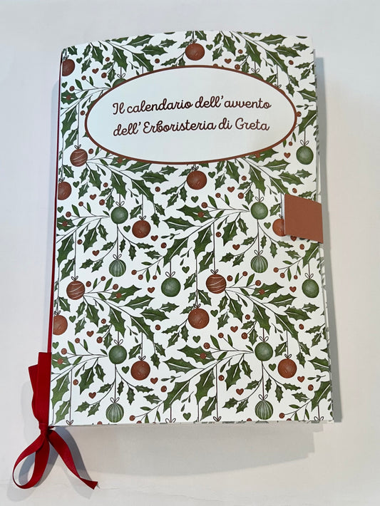 Calendario dell'avvento dell'Erboristeria di Greta 24 caselle