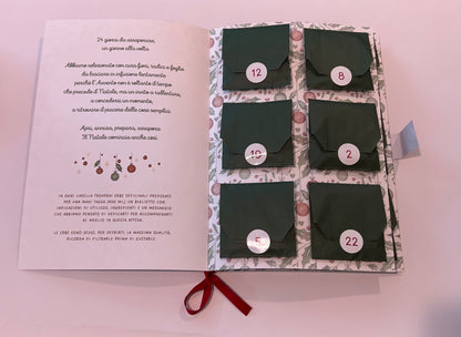Calendario dell'avvento dell'Erboristeria di Greta 24 caselle