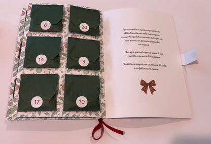 Calendario dell'avvento dell'Erboristeria di Greta 24 caselle