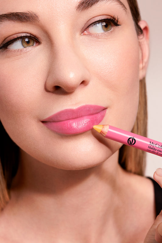 Matita rossetto a pH sensibile con olio di cocco e cere vegetali