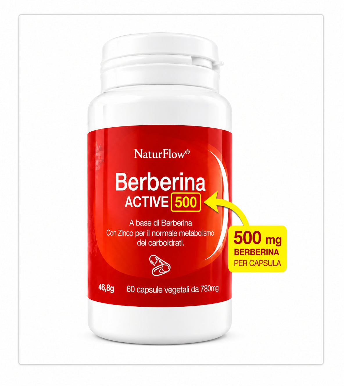 Berberina Active 500mg 60 capsule