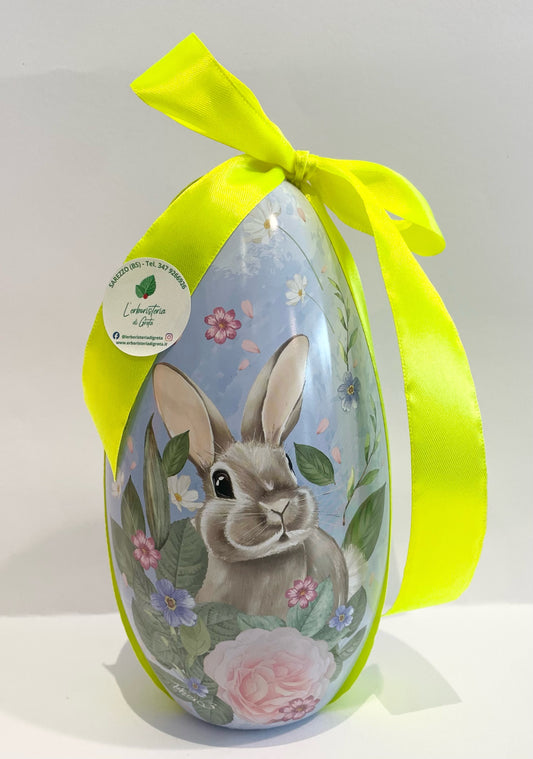 Uovo di Pasqua grande azzurro