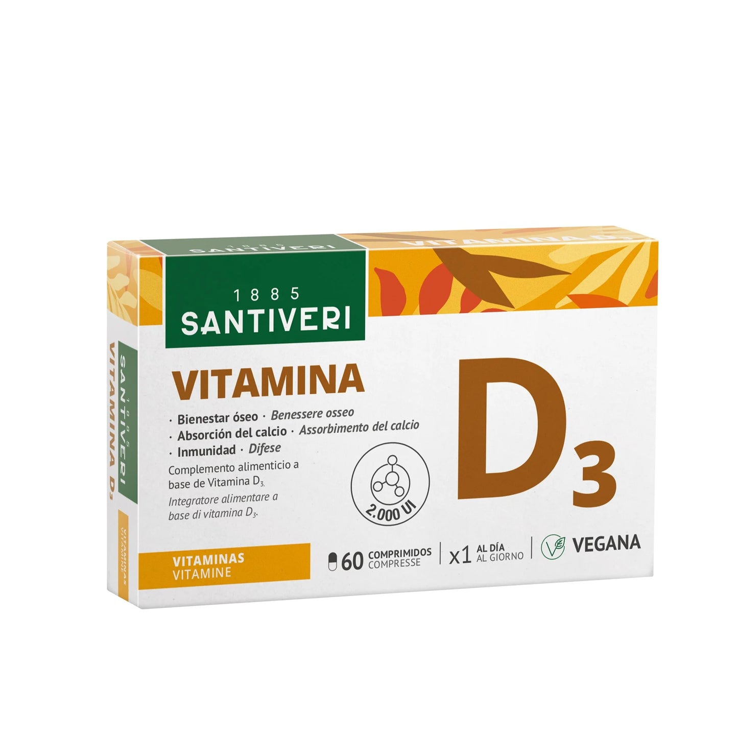 Vitamina D3 2000 vegetale 60 compresse