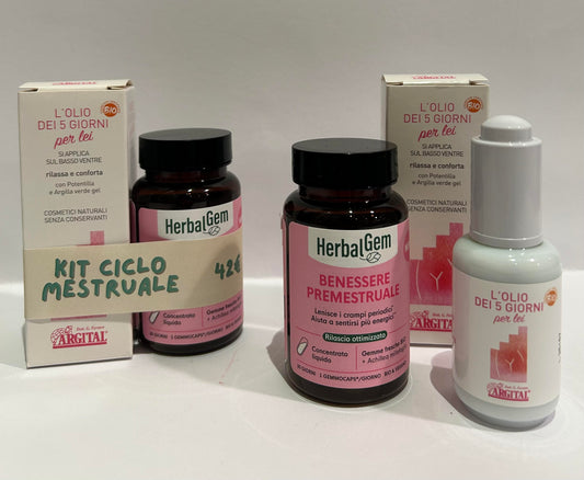 Kit ciclo mestruale